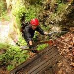 on Mauri e Miki Ferrata Burrone Giovanelli